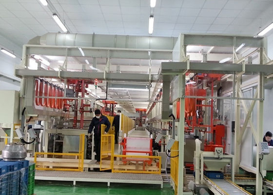 Automotive Electronic Metal Plating High Efficiency Automatic Machinery For Pcb Electroplating